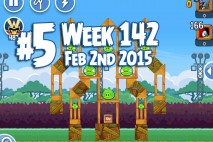 Angry Birds Friends Tournament Level 5 Week 142 Walkthrough | Feb 2nd 2015