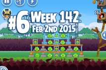 Angry Birds Friends Tournament Level 6 Week 142 Walkthrough | Feb 2nd 2015