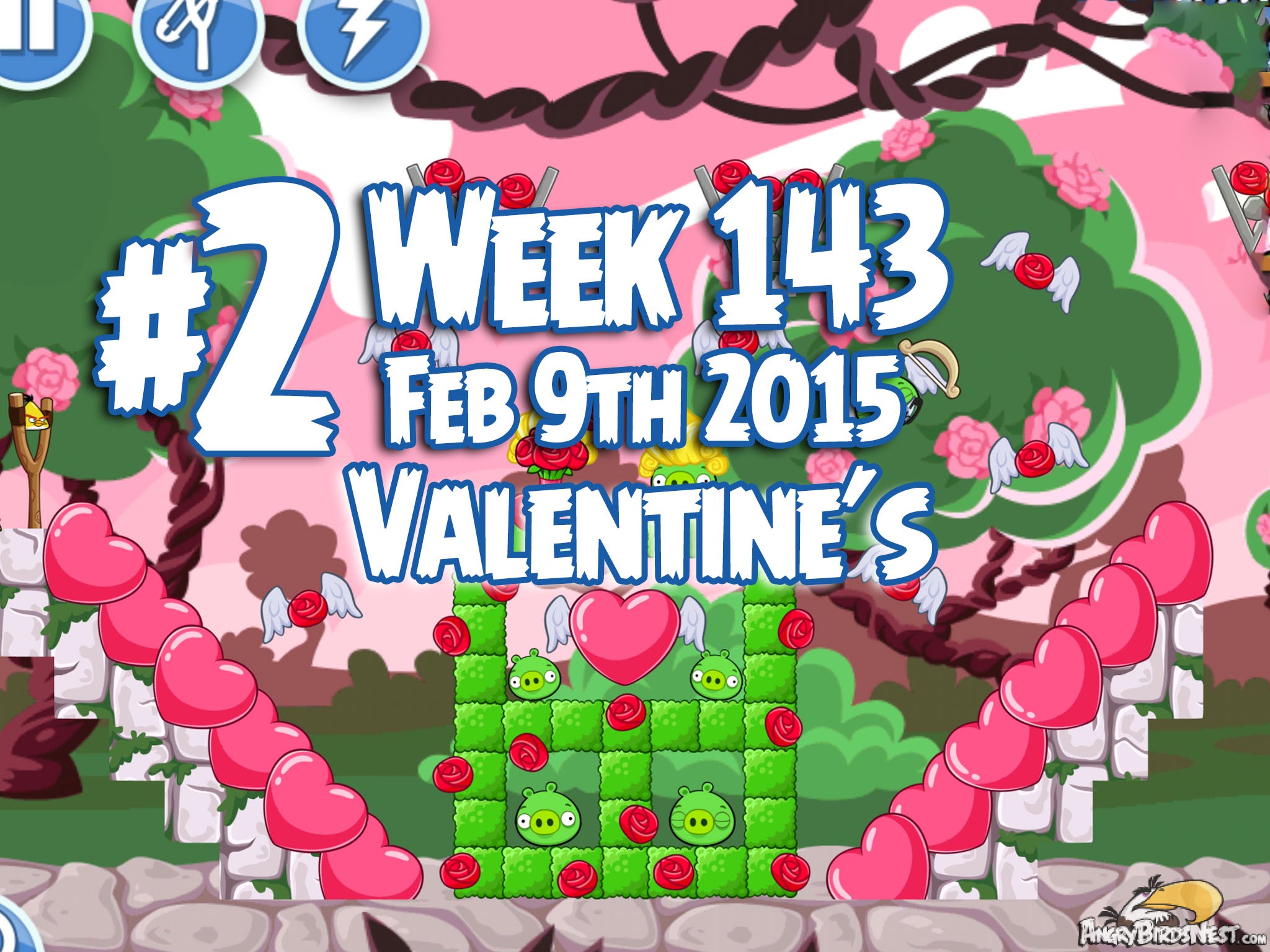 Angry Birds Friends Week 143 Valentines Level 2
