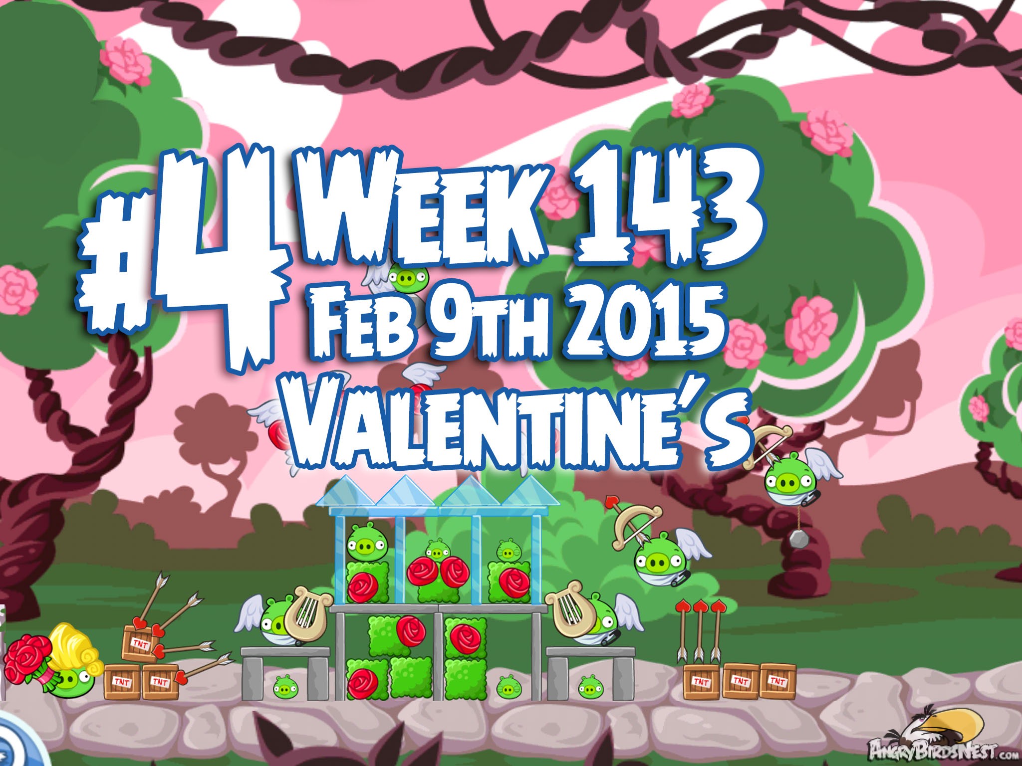 Angry Birds Friends Week 143 Valentines Level 4