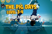 Angry Birds Seasons The Pig Days Level 3-4 Walkthrough | Polar Bear Day