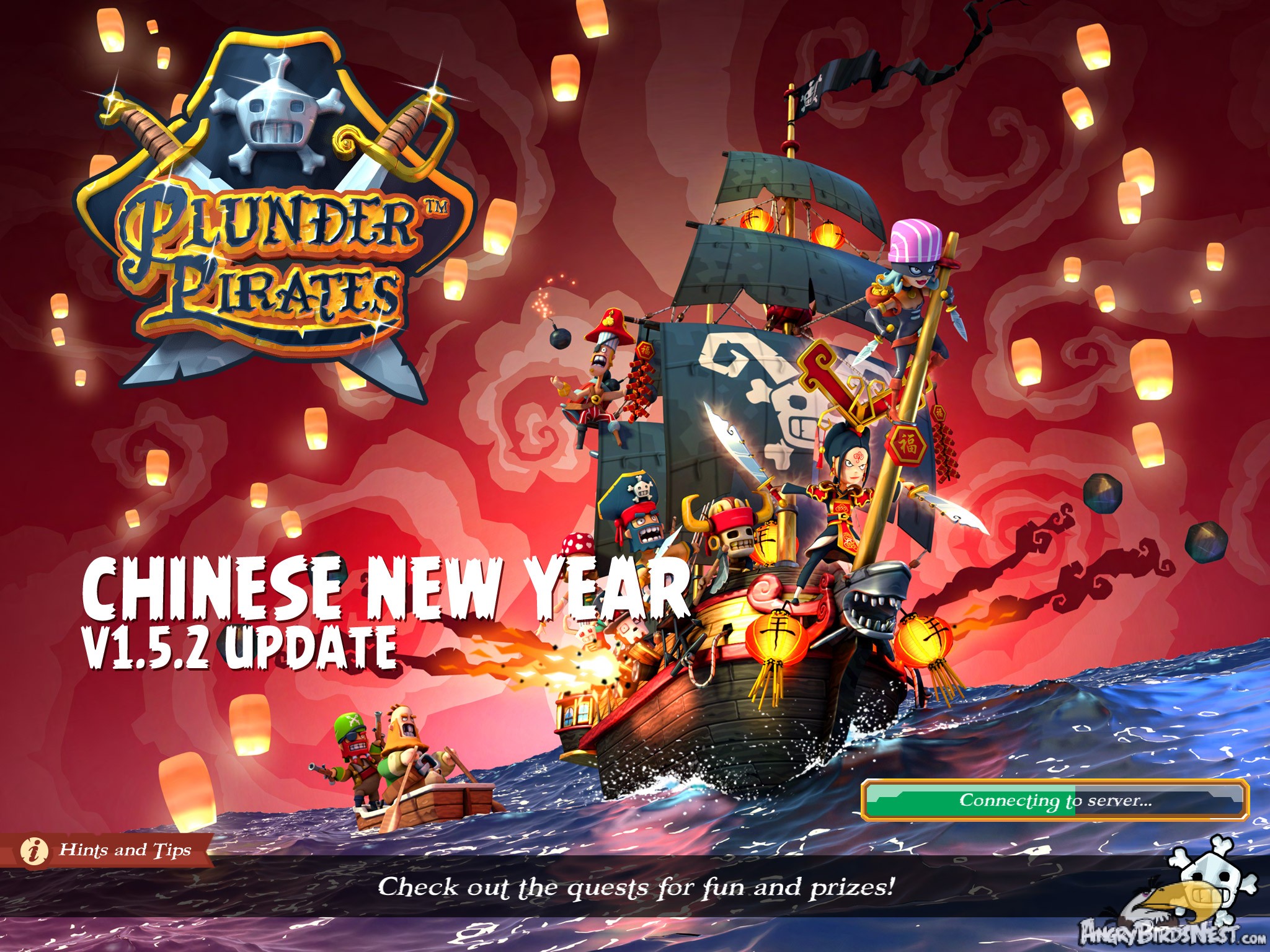 Plunder Pirates Rovio Stars v1.5.2 Chinese New Year Update Splash