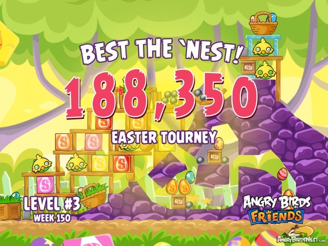 Angry Birds Friends Best the Nest Week 150 Level 3