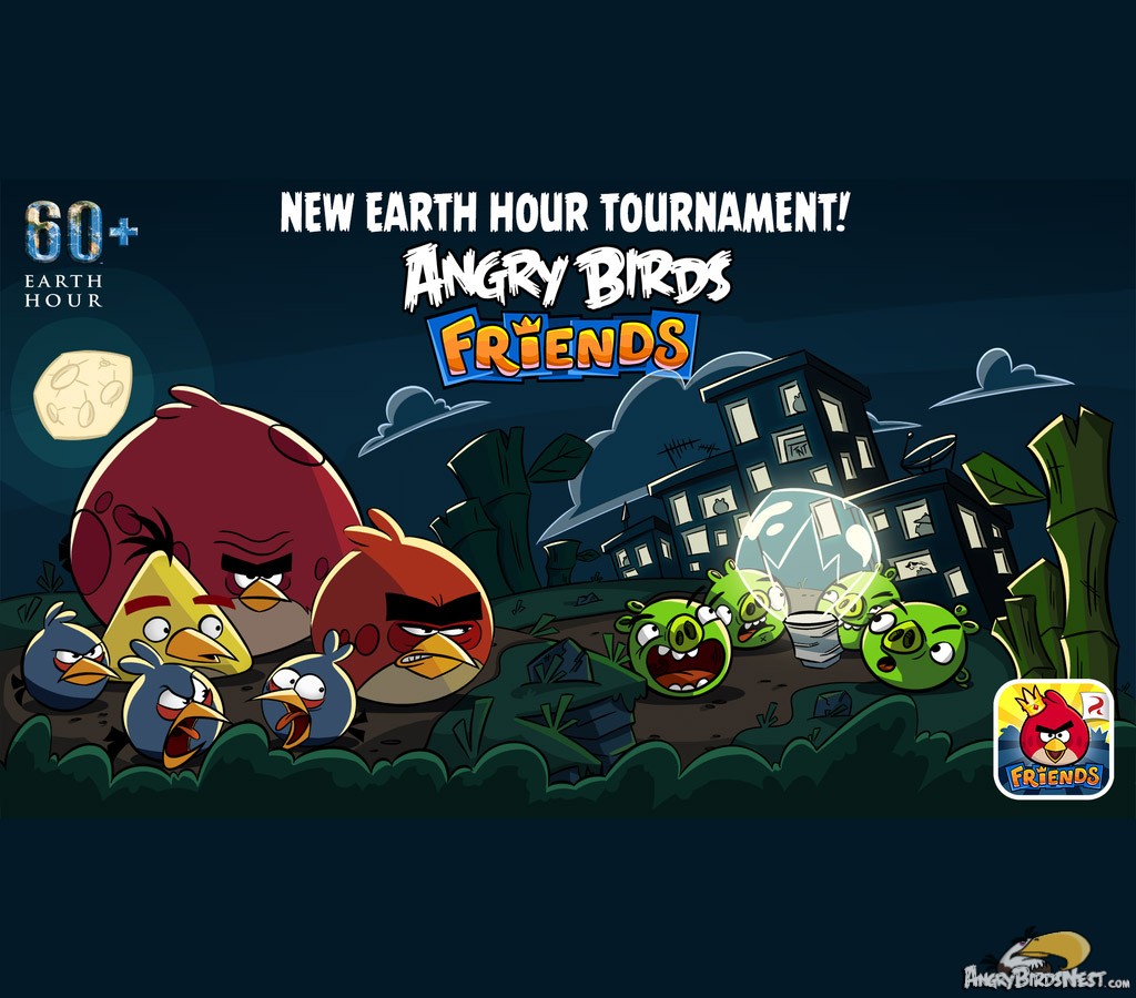 Angry Birds Friends Special Earth Hour Tournament March 23rd 2015 Featured Image
