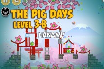 Angry Birds Seasons The Pig Days Level 3-8 Walkthrough | Hanami