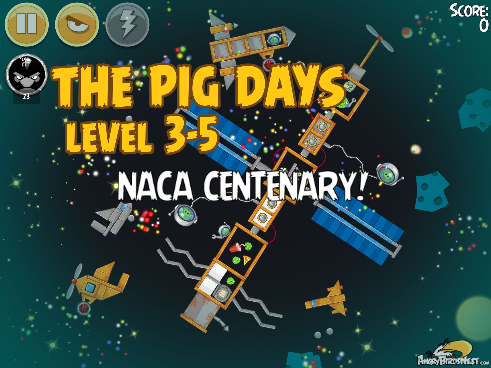 Angry Birds Seasons The Pig Days Level 3-5