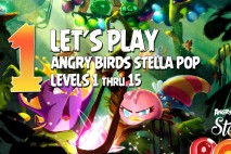 Angry Birds Stella Pop Levels 1 to 15 Walkthroughs
