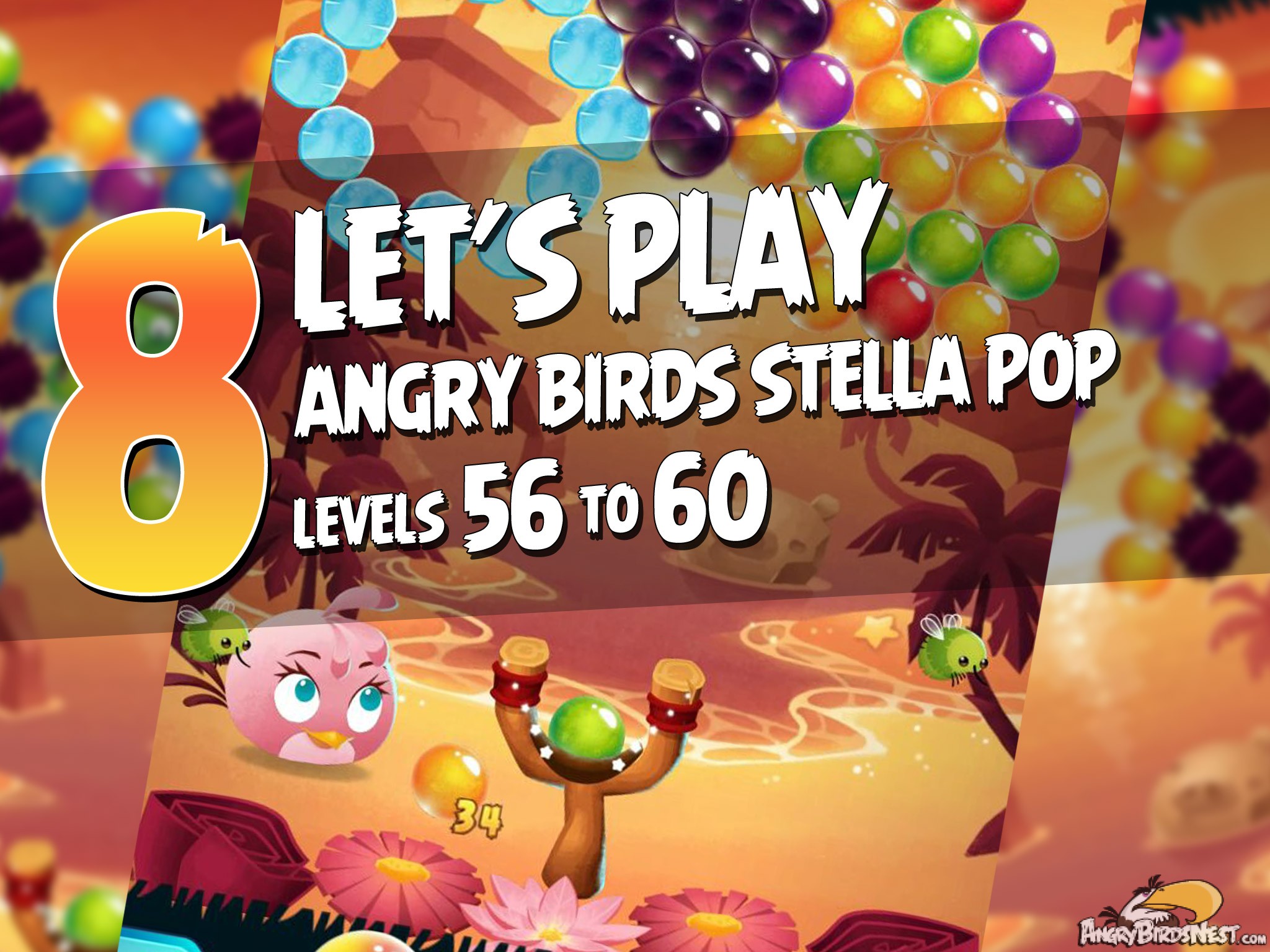 Angry Birds Stella Pop Featured Image Levels 56  thru 60