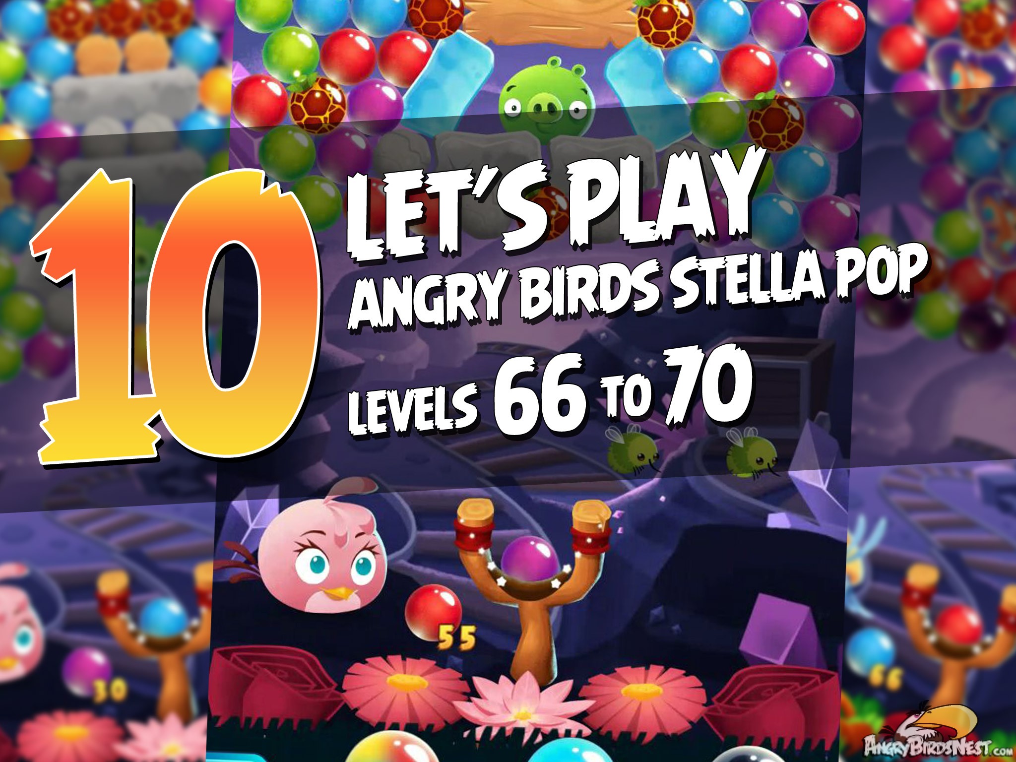 Angry Birds Stella Pop Featured Image Levels 66  thru 70