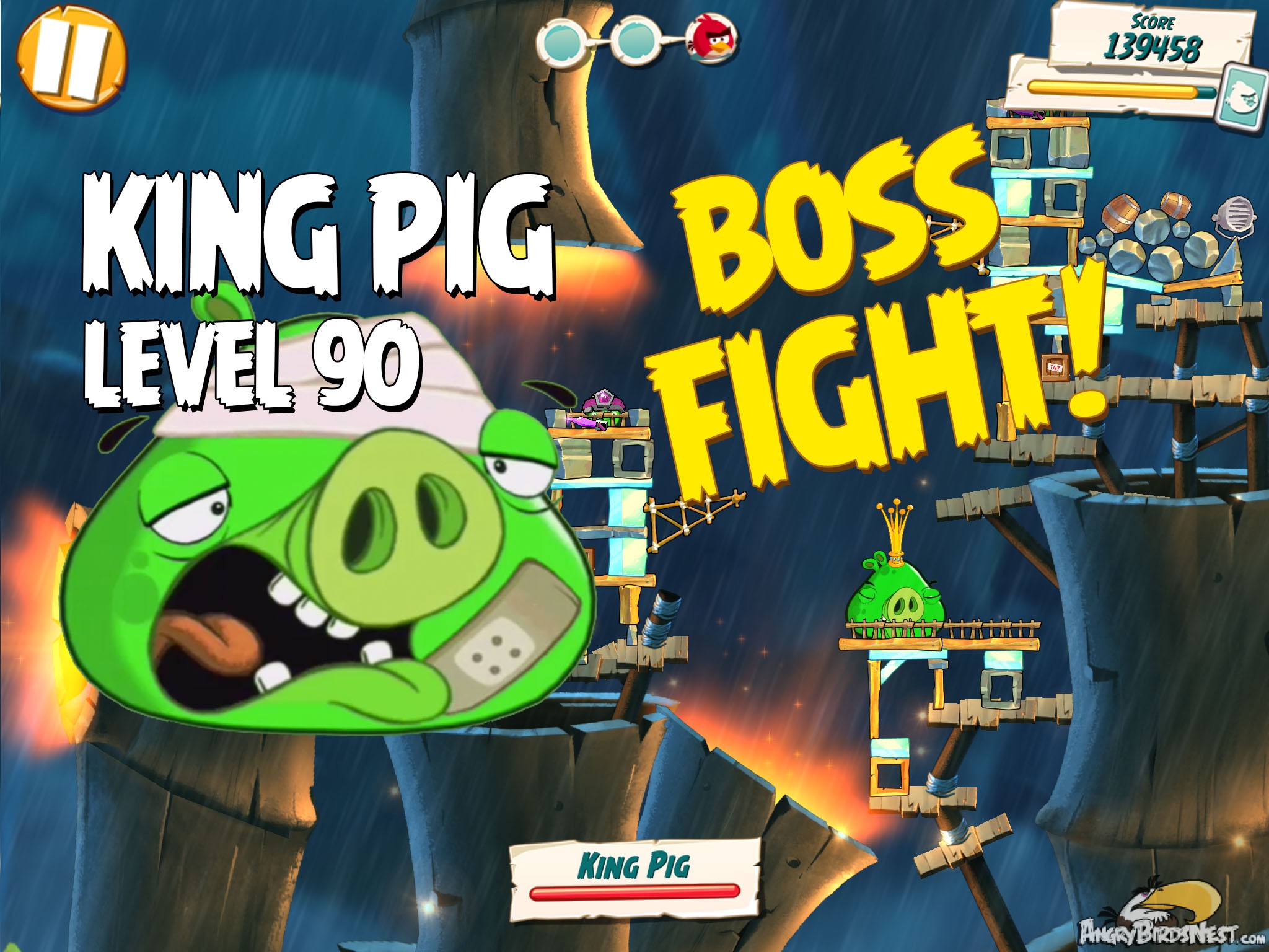 Angry Birds Under Pigstruction Boss Fight 9 Level 90