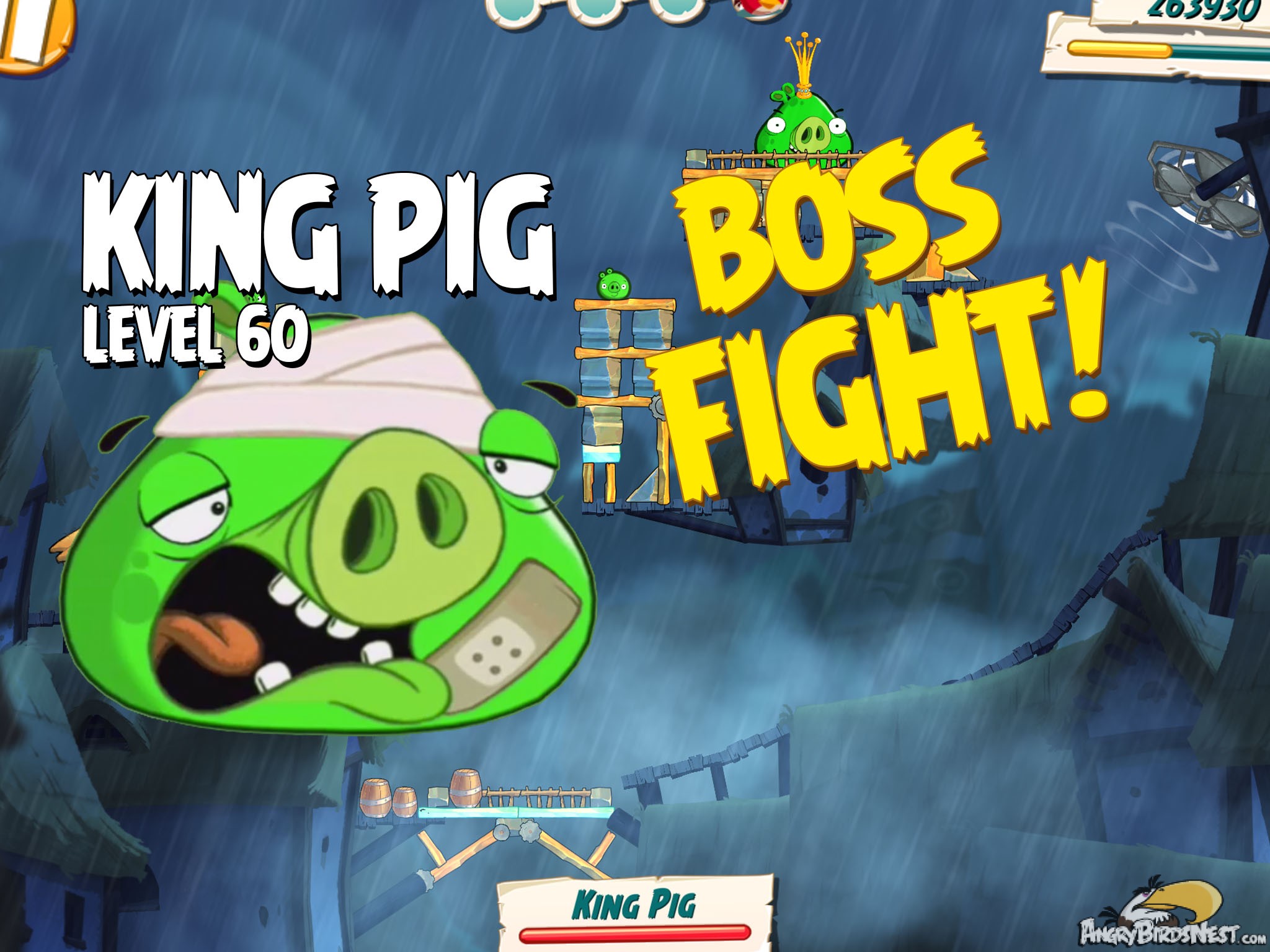 Angry Birds Under Pigstruction Boss Fight Level 60