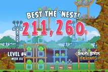 Can you ‘Best the Nest’ in Angry Birds Friends Tournament Week 151 Level 4?