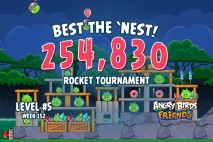 Can you ‘Best the Nest’ in Angry Birds Friends Rocket Tournament Level 5?