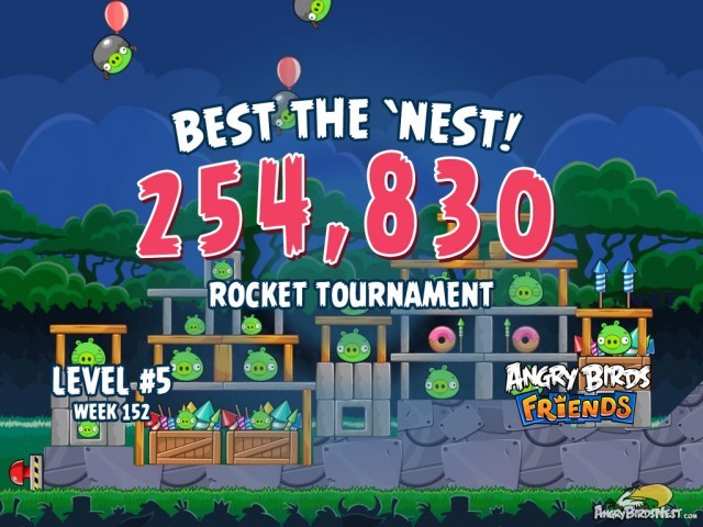 Angry Birds Friends Best the Nest Week 152 Level 5