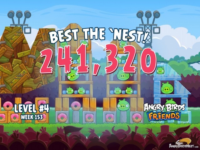 Angry Birds Friends Best the Nest Week 153 Level 4
