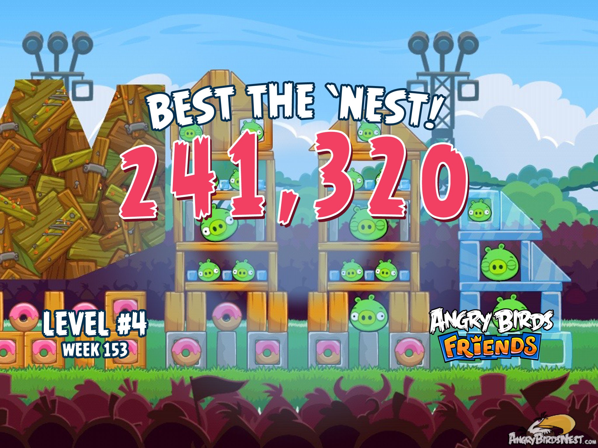 Angry Birds Friends Best the Nest Week 153 Level 4
