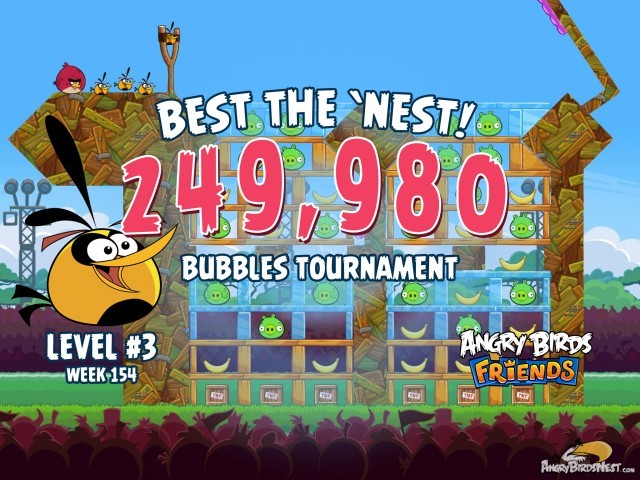 Angry Birds Friends Best the Nest Week 154 Level 3