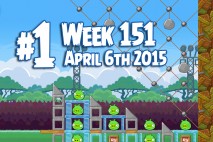 Angry Birds Friends 2015 Tournament Level 1 Week 151 Walkthrough