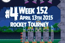 Angry Birds Friends 2015 Rocket Tournament Level 4 Week 152 Walkthrough