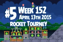 Angry Birds Friends 2015 Rocket Tournament Level 5 Week 152 Walkthrough