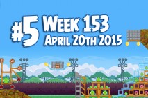 Angry Birds Friends 2015 Tournament Level 5 Week 153 Walkthrough