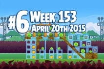 Angry Birds Friends 2015 Tournament Level 6 Week 153 Walkthrough