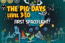 Angry Birds Seasons The Pig Days Level 3-10 Walkthrough | First Space Flight
