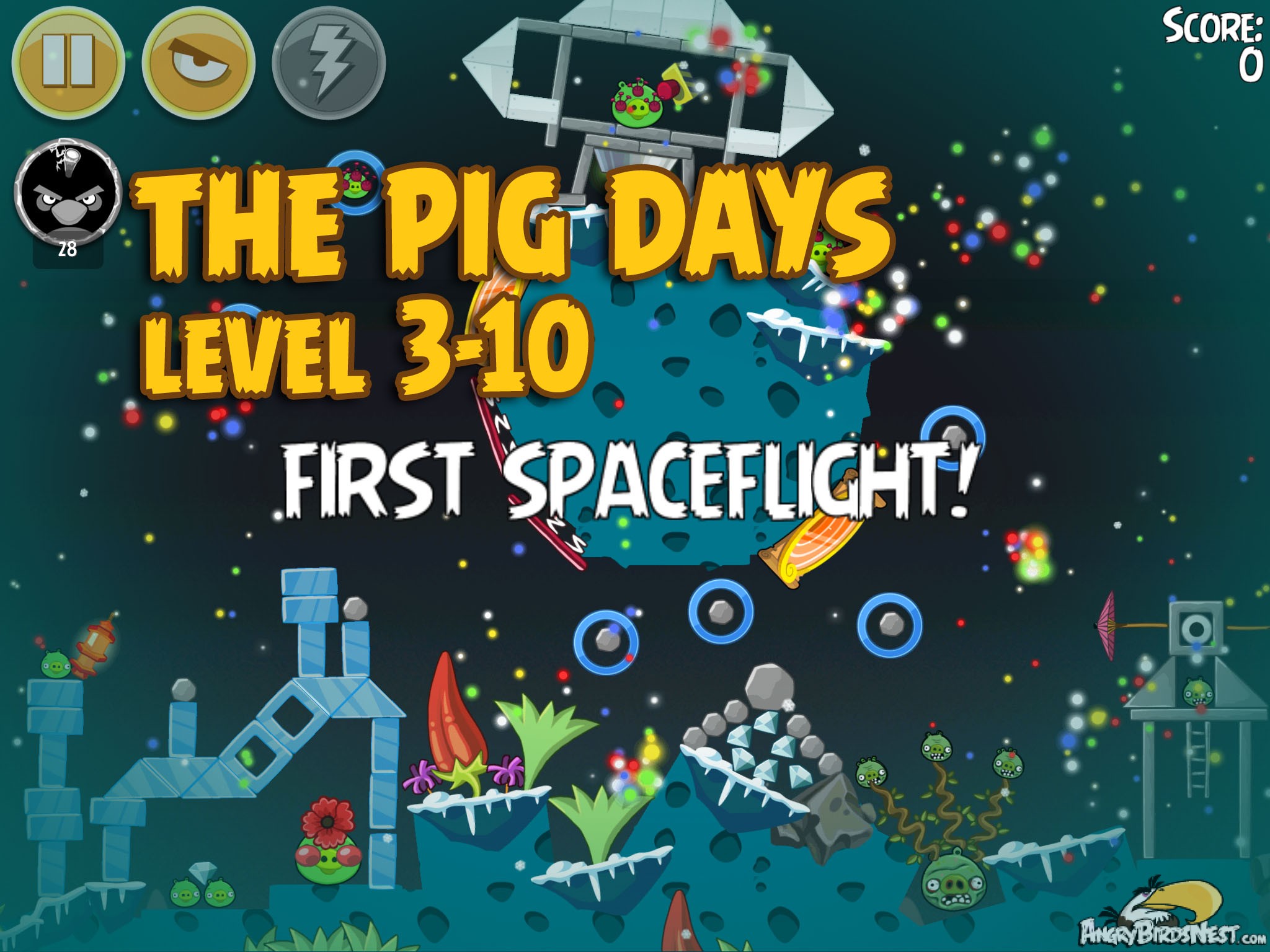 Angry Birds Seasons The Pig Days Level 3-10