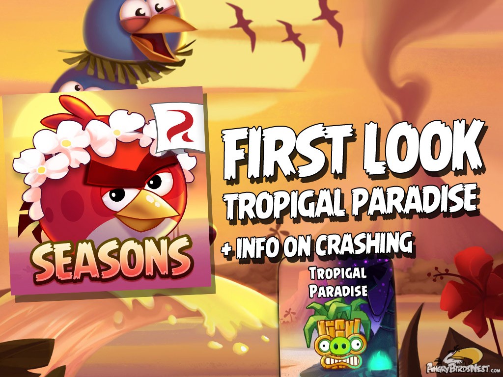 Angry Birds Seasons Tropigal Paradise First Look Featured Image