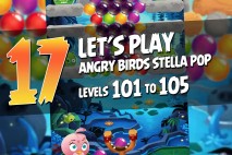 Angry Birds Stella Pop Levels 101 to 105 Walkthroughs