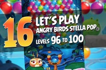 Angry Birds Stella Pop Levels 96 to 100 Walkthroughs
