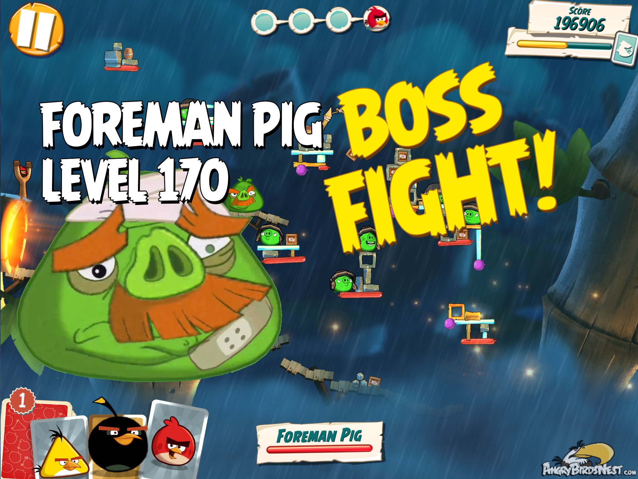 Angry Birds Under Pigstruction Boss Fight 17 Level 170