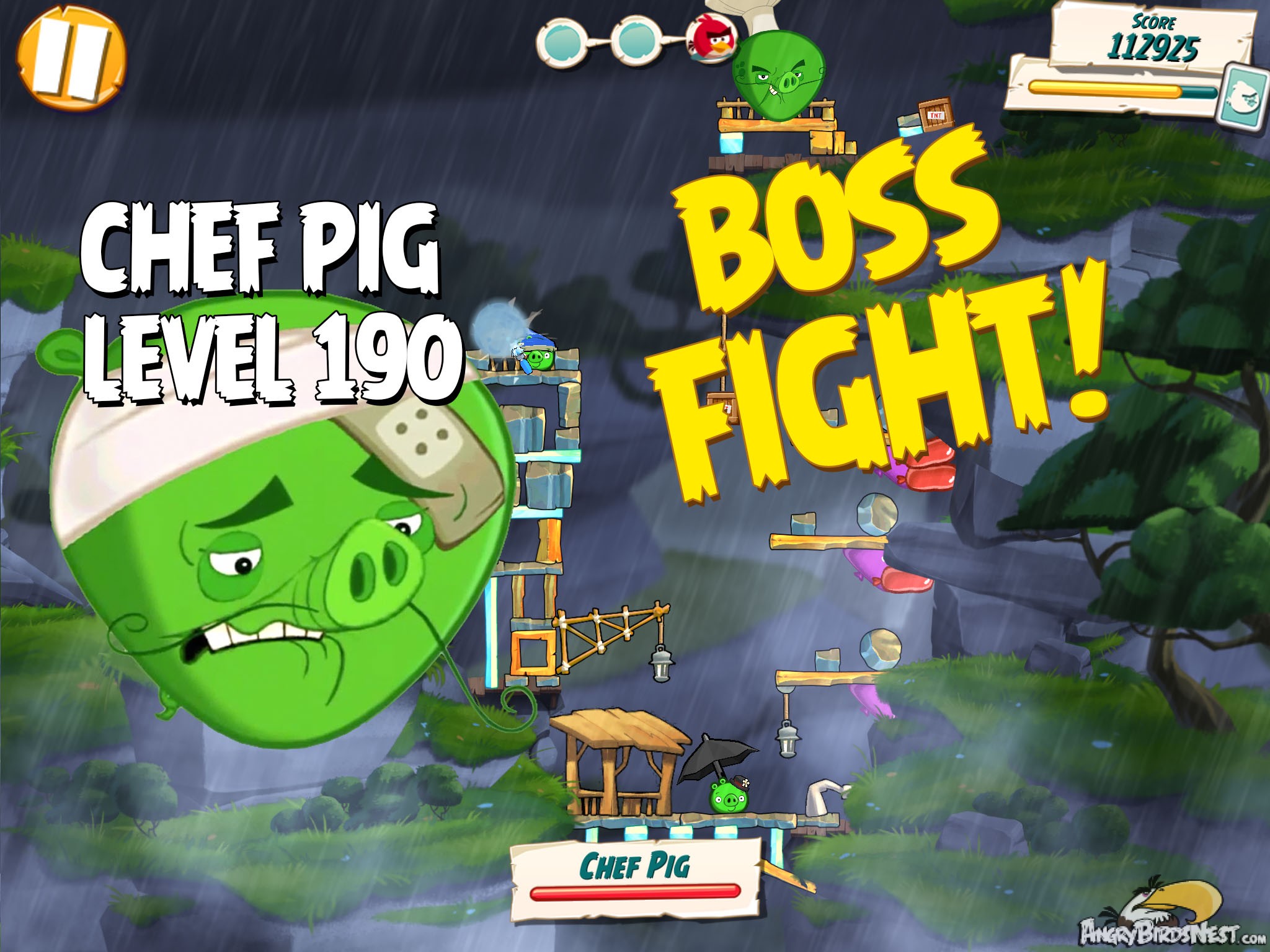 Angry Birds Under Pigstruction Boss Fight 19 Level 190