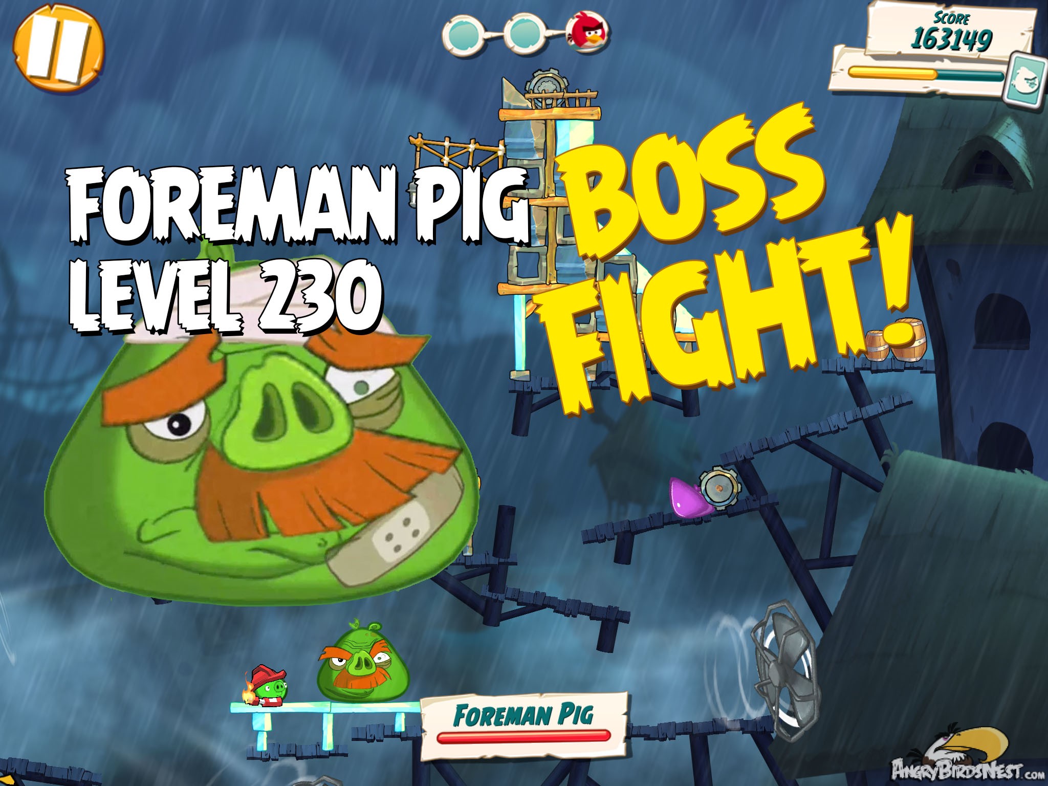 Angry Birds Under Pigstruction Boss Fight 23 Level 230