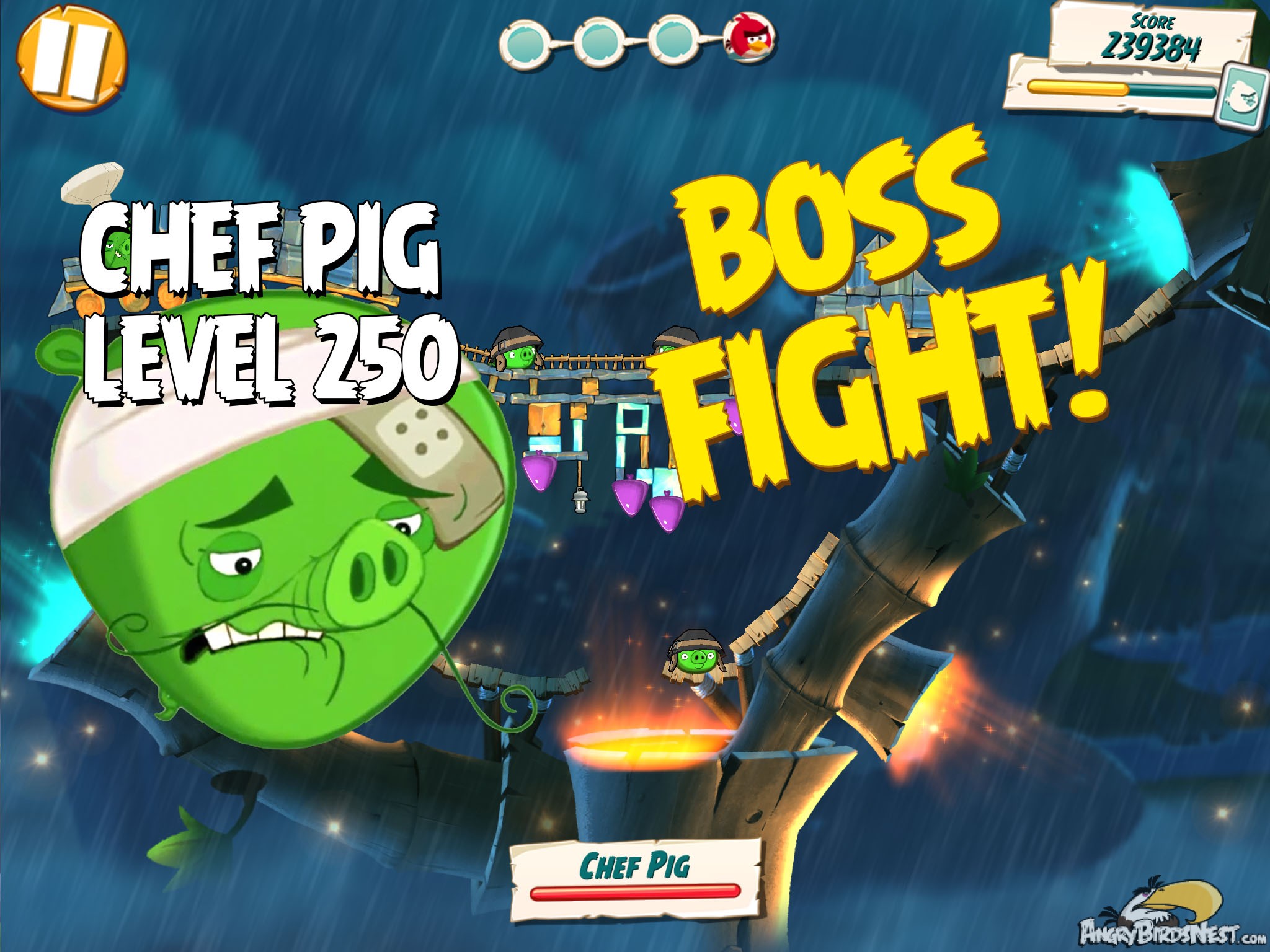 Angry Birds Under Pigstruction Boss Fight 25 Level 250