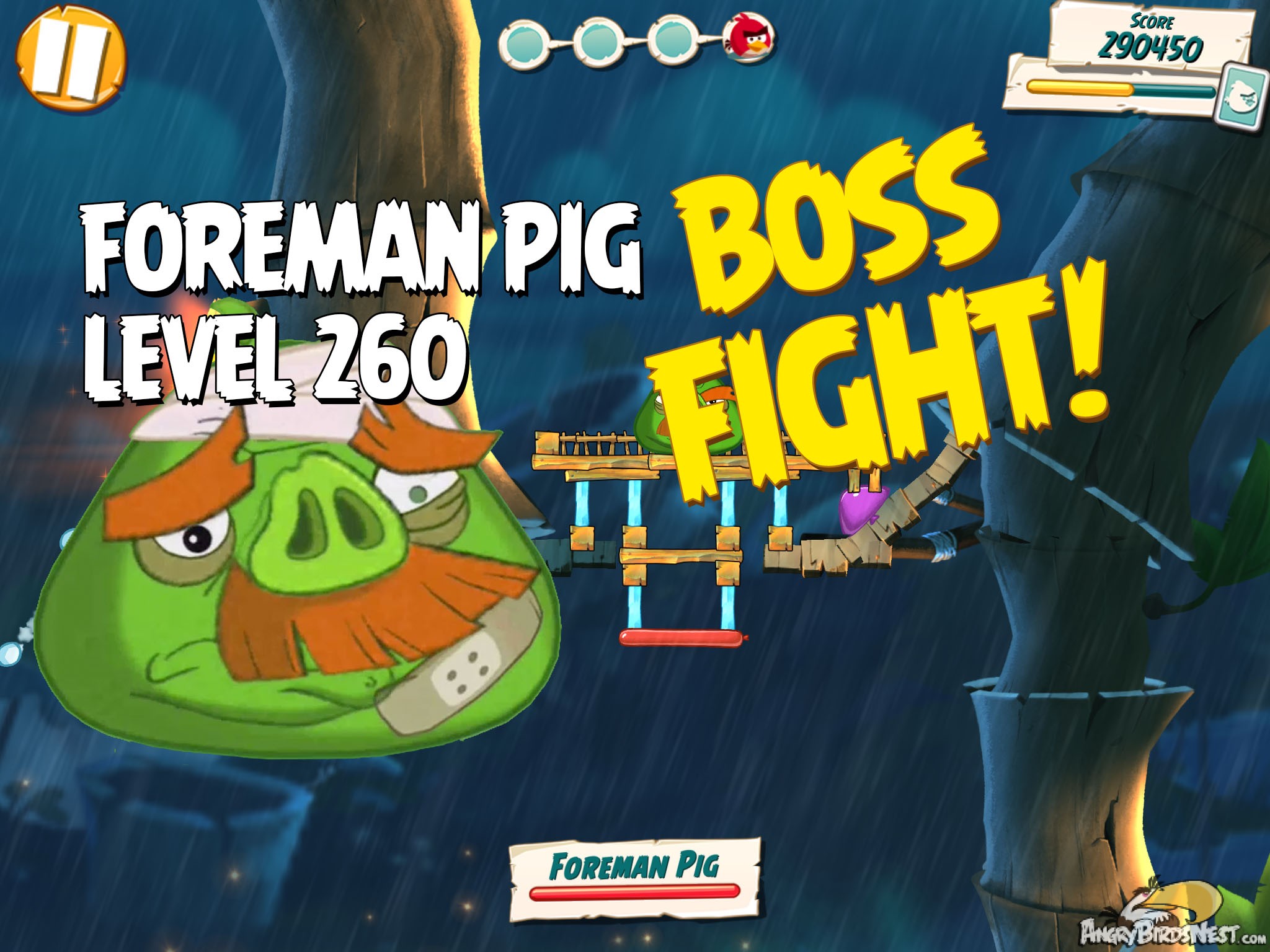 Angry Birds Under Pigstruction Boss Fight 26 Level 260
