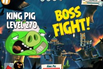 Final Boss Fight! Angry Birds Under Pigstruction King Pig Level 270 Walkthrough