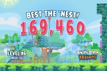 Can you ‘Best the Nest’ in Angry Birds Friends Tournament Week 156 Level 6?