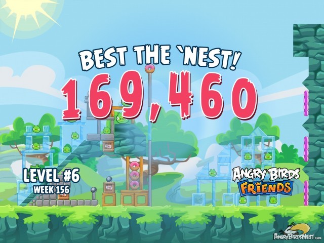 Angry Birds Friends Best the Nest Week 156 Level 6