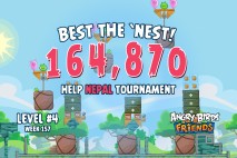 Can you ‘Best the Nest’ in Angry Birds Friends Tournament Week 157 Level 4?