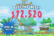 Can you ‘Best the Nest’ in Angry Birds Friends Tournament Week 158 Level 6?