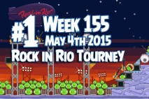 Angry Birds Friends 2015 Rock in Rio Tournament Level 1 Week 155 Walkthrough