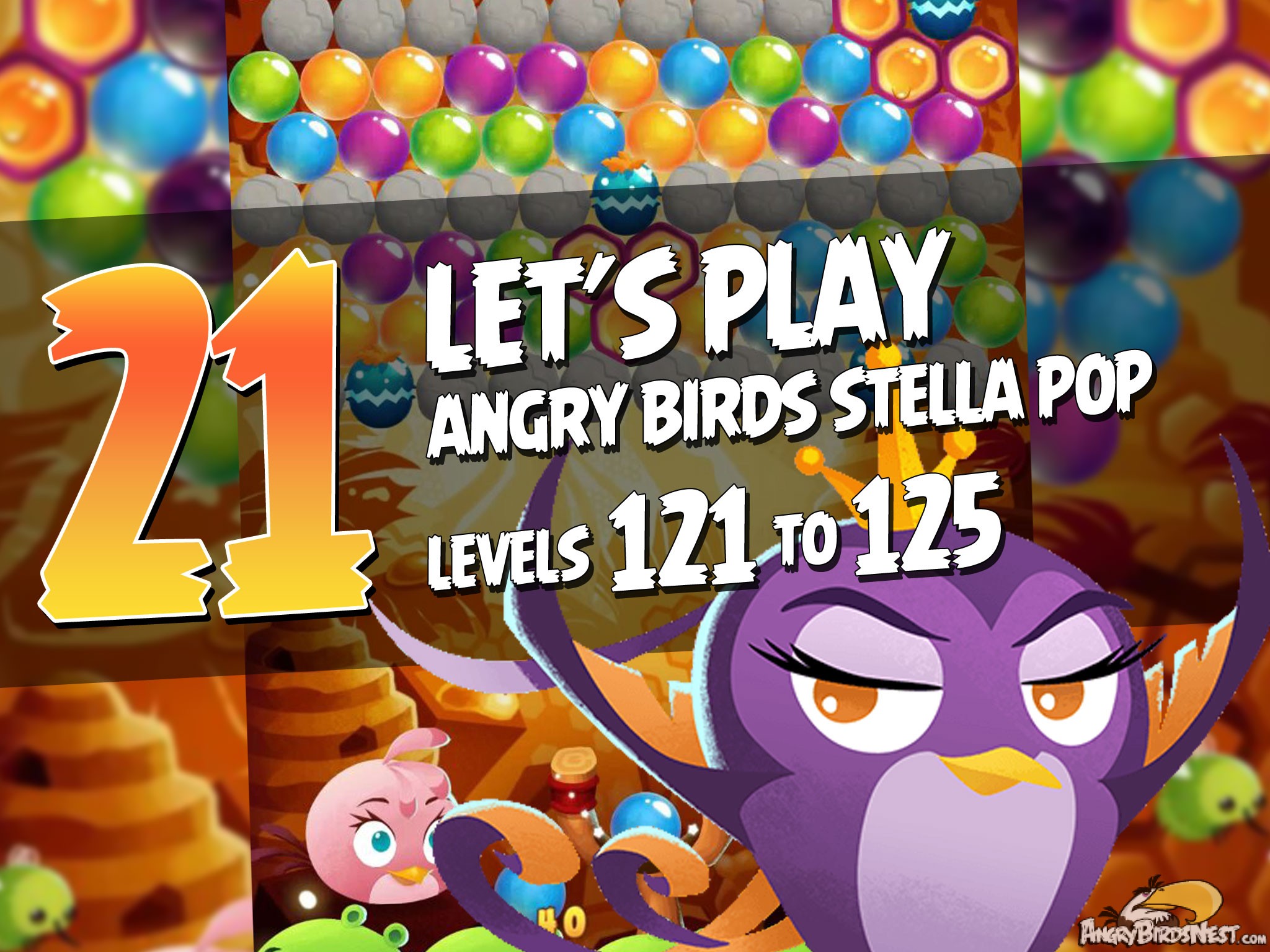 Angry Birds Stella Pop Featured Image Levels 121 thru 125