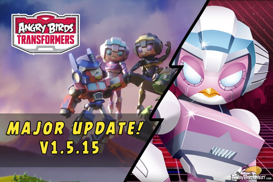 Angry Birds Transformers Major Update characters and missions Feature Image