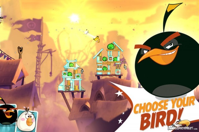 Angry Birds Under Pigstruction Black Bird Image