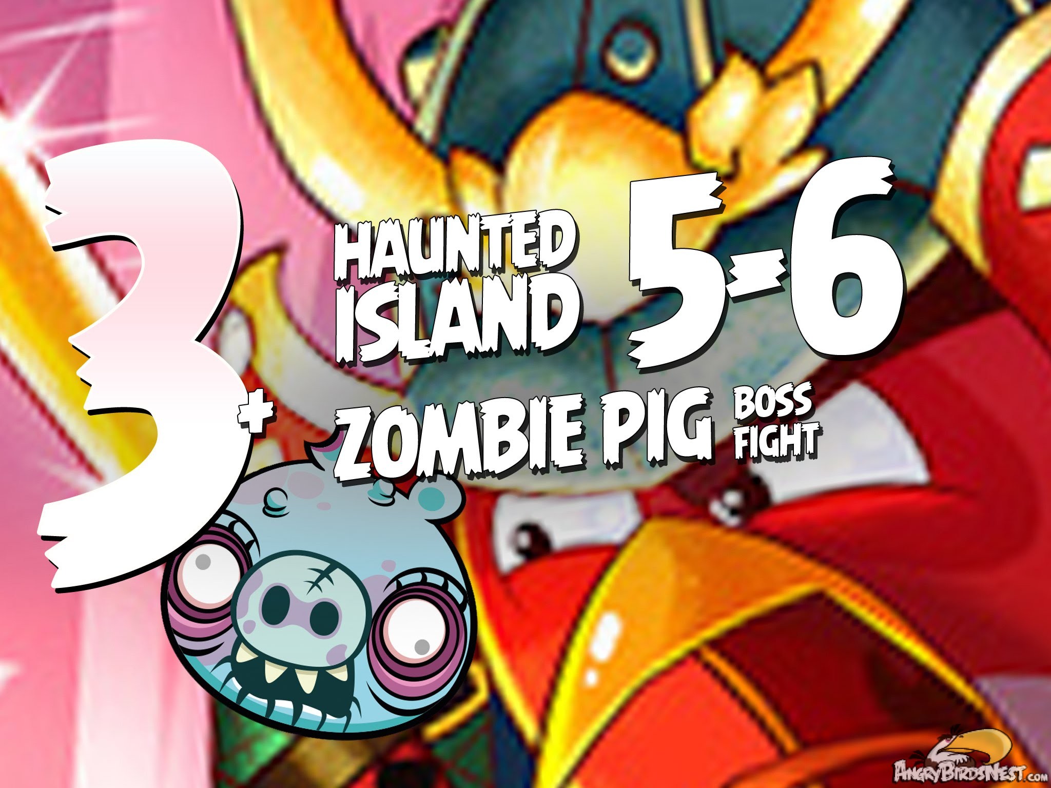 Angry Birds Fight! – Haunted Island 5-6 + Monster Zombie Pig Battle – Part  3