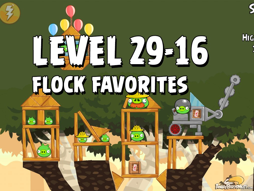 Angry Birds Flock Favorites Level 29-16