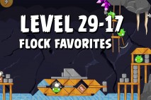 Angry Birds Flock Favorites Level 29-17 Walkthrough