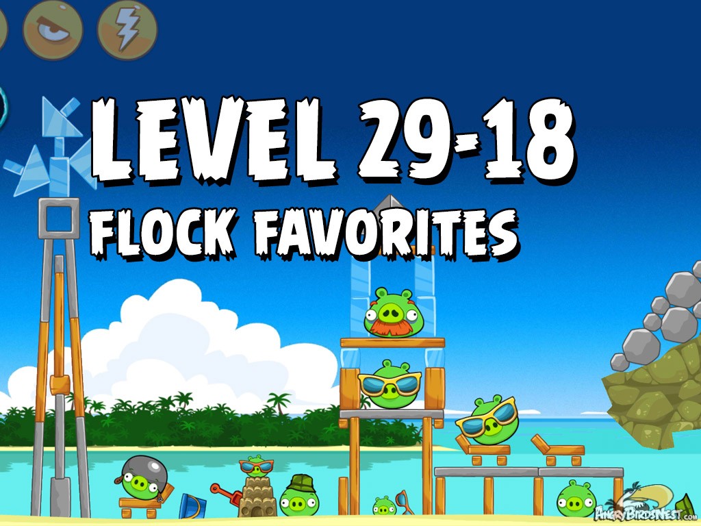 Angry Birds Flock Favorites Level 29-18