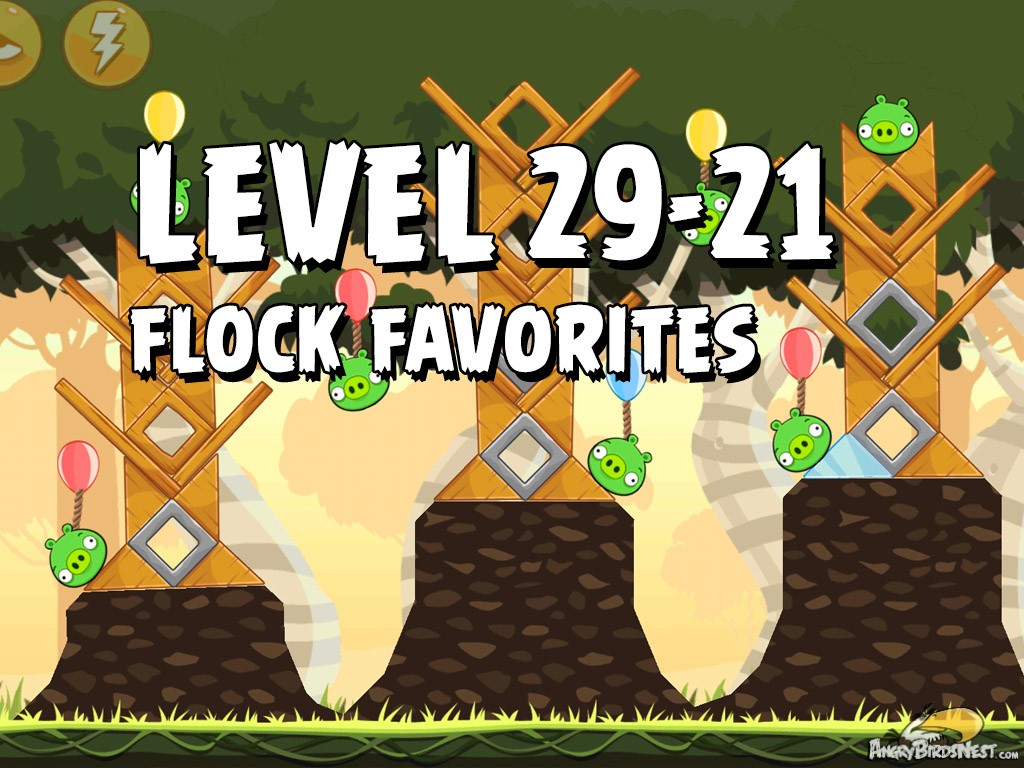 Angry Birds Flock Favorites Level 29-21